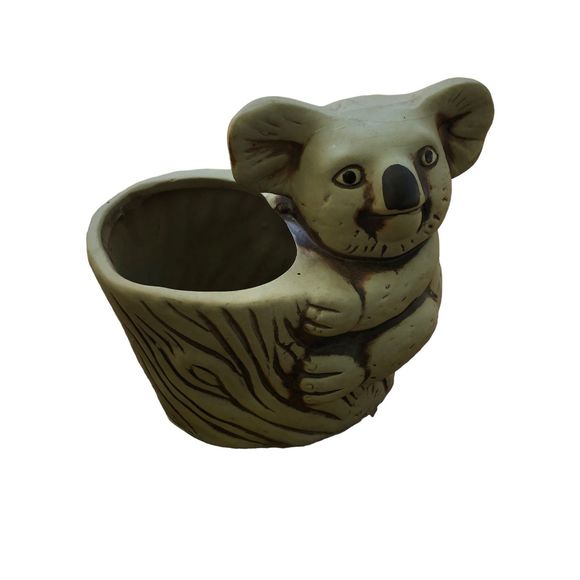 Vintage Koala Bear Ceramic Planter by Armbee Made in Taiwan - Picture 9 of 12